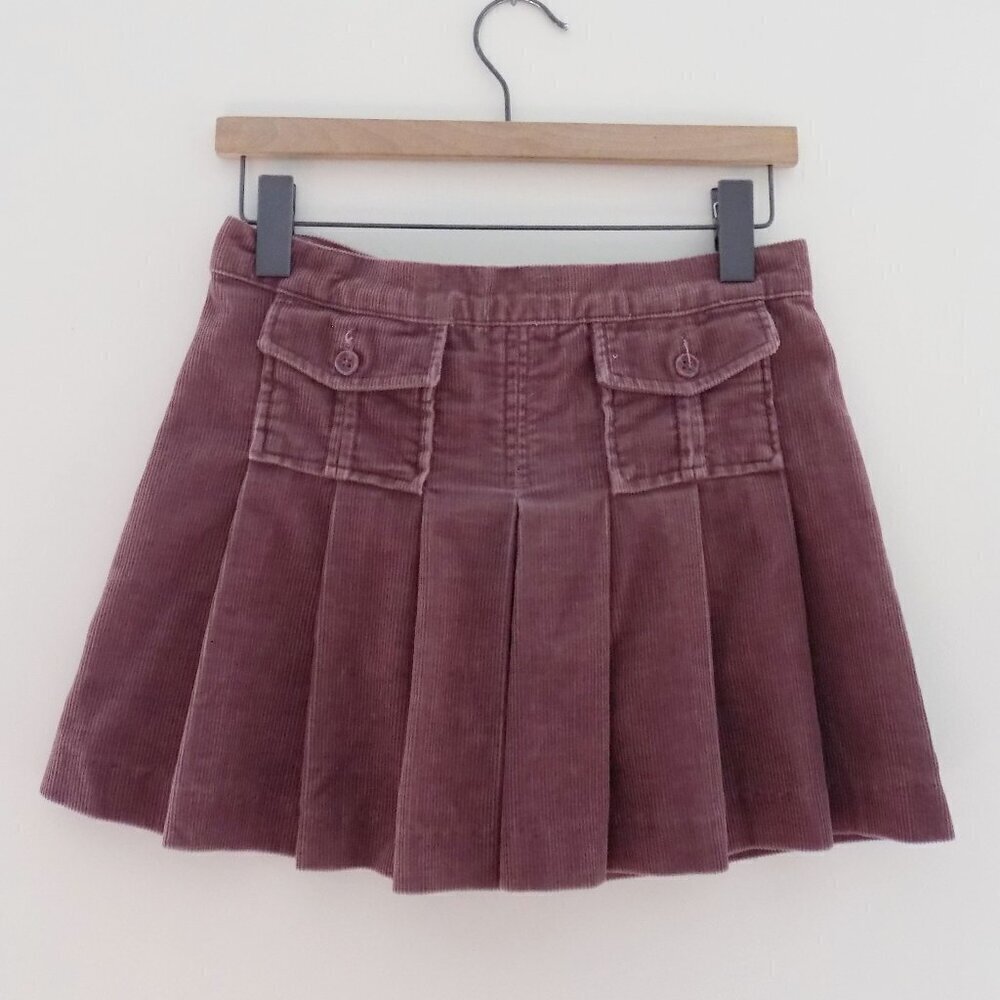 vintage y2k authentic juicy couture preppy pleated mini skirt